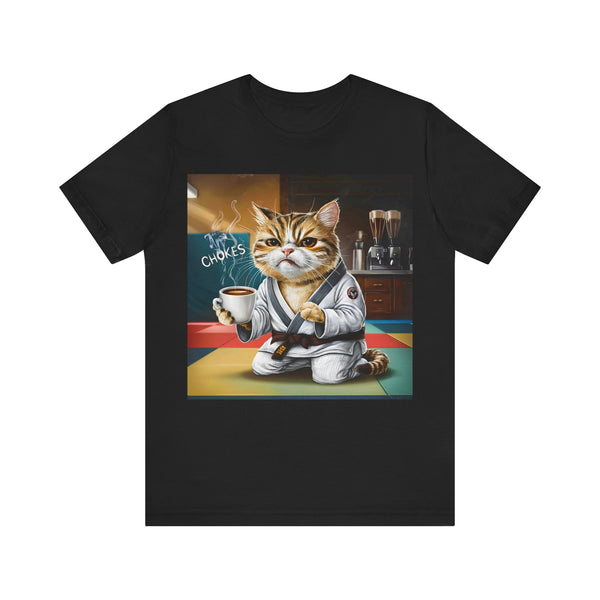 Cat, Coffee, Chokes BJJ Tshirt