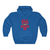 "All You Need is Lapel" Unisex Heavy Blend™ Hooded Sweatshirt