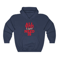 "All You Need is Lapel" Unisex Heavy Blend™ Hooded Sweatshirt