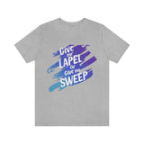"Give me Lapel or give me Sweep" Unisex Jersey Short Sleeve Tee